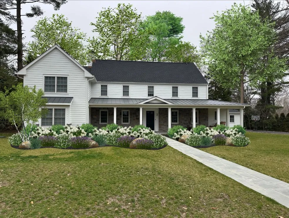 A detailed garden design plan